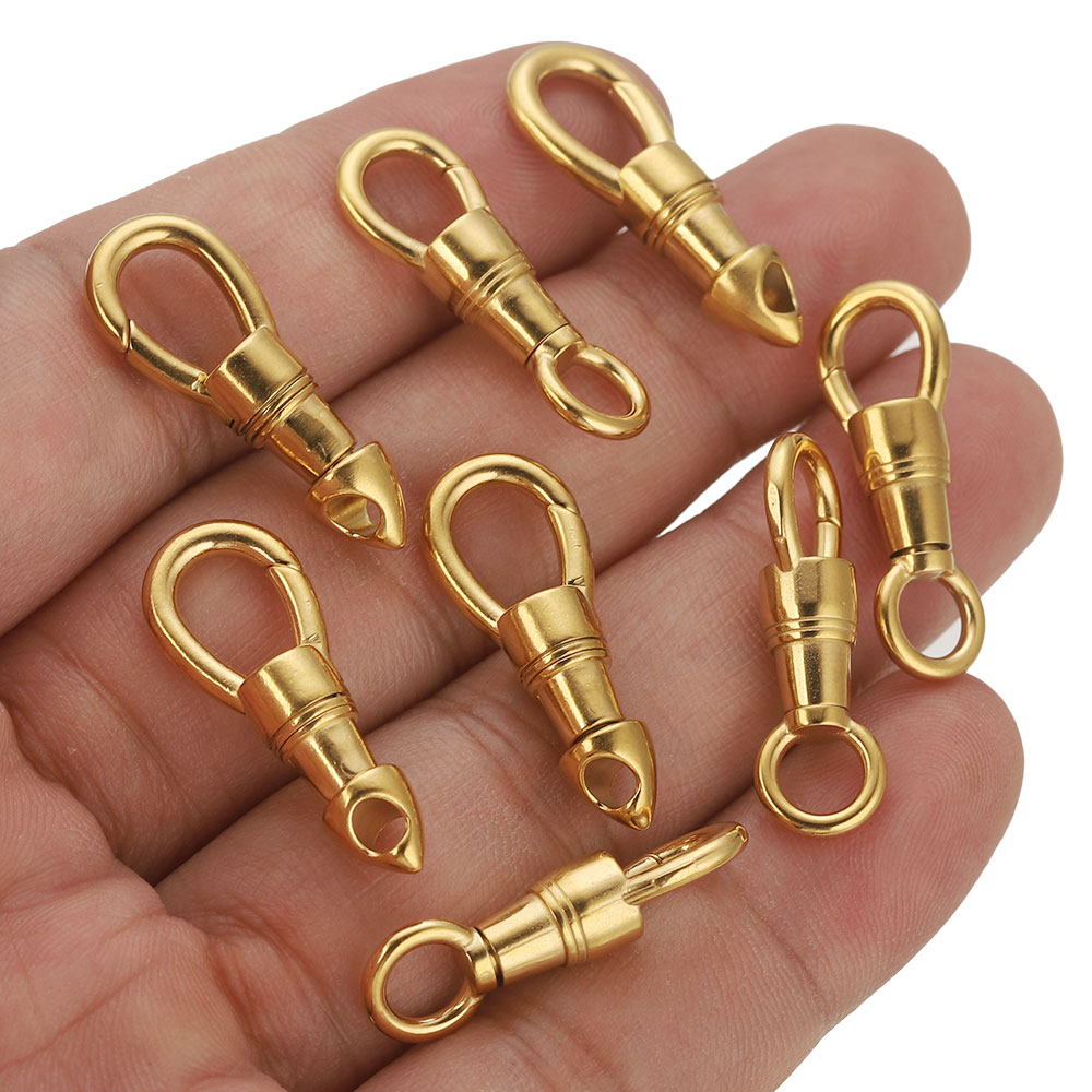 Jewelry Making Supplies - 2pcs/lot Stainless Steel Bag Key Chain
