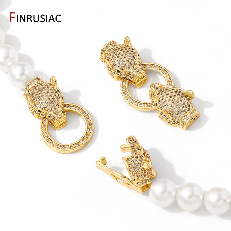 Jewelry Making Jig - 18K Gold Plated Brass Inlaid Zircon