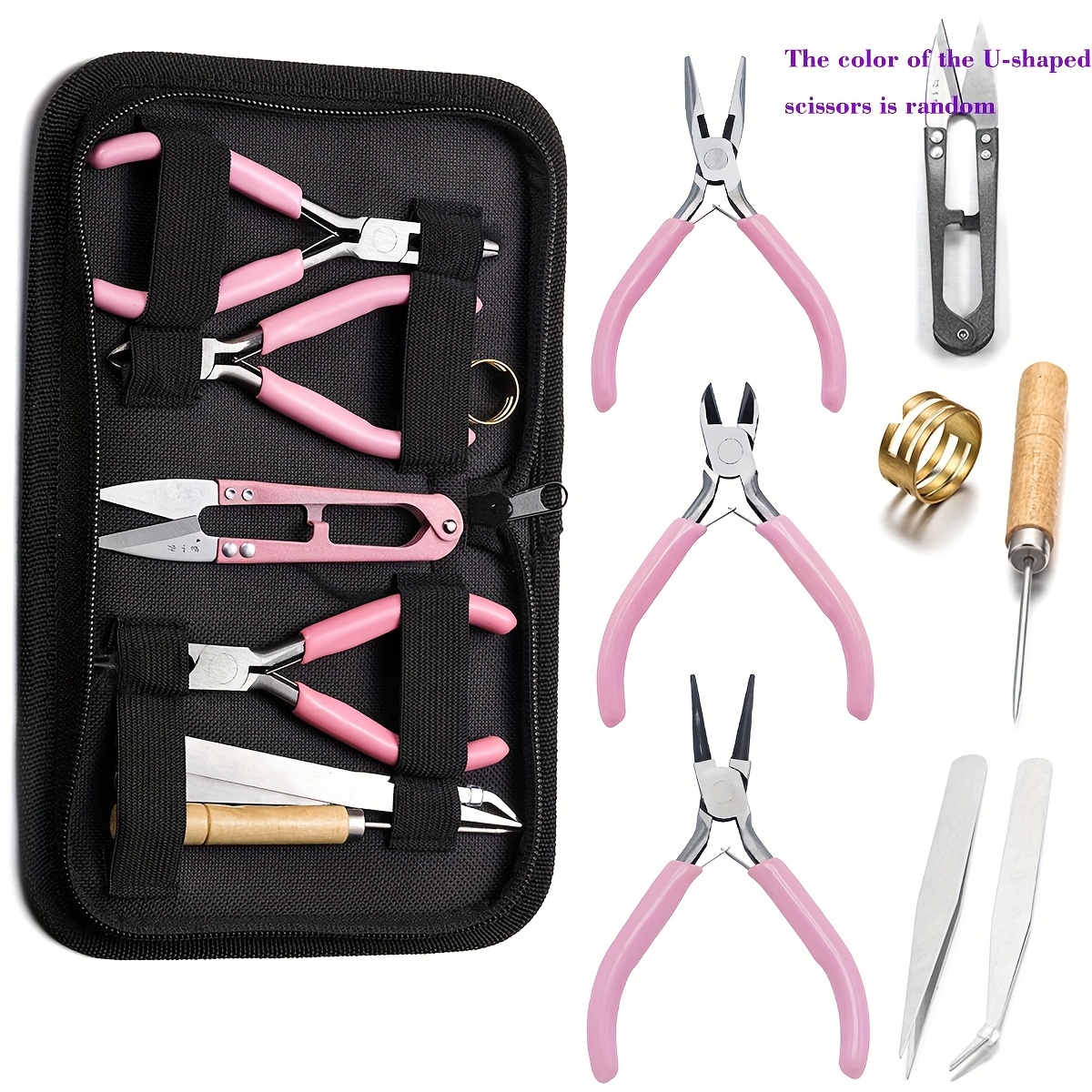 Jewelry Making For Beginners - 8-piece Jewelry Making Tool Set, Zinc