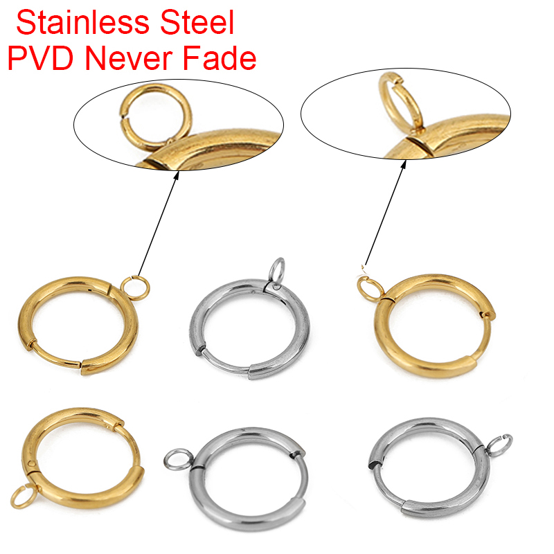 Jewelry Making Yarn - 10pcs PVD Never Fade Earrings Hooks