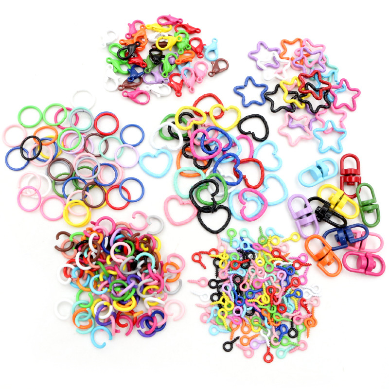 Jump Ring Assorted - Colorful Mixed Alloy Split Jump Rings