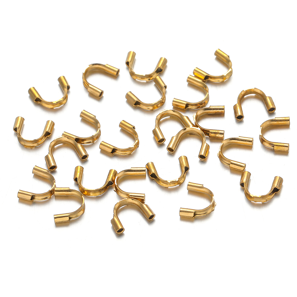 Jewelry Making Yarn - 50pcs Gold Plated Stainless Steel U