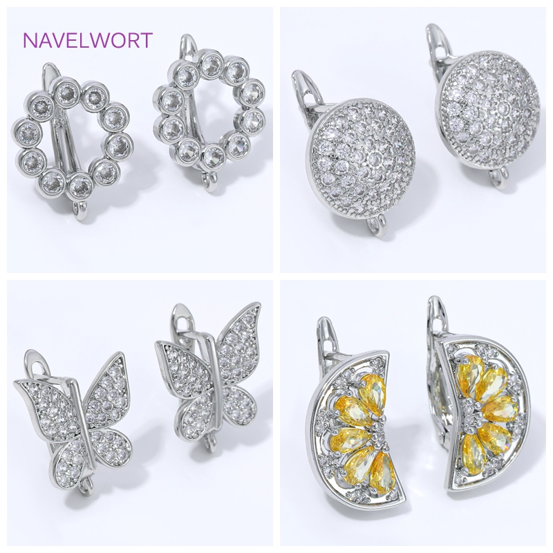 Jewelry Making Supplies - 18K Gold Plated Fan Shape Flower