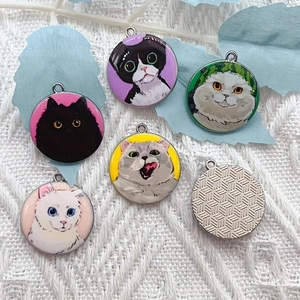 10pcs cartoon animal cat ename - огляд і ціна Jewelry Making Supplies