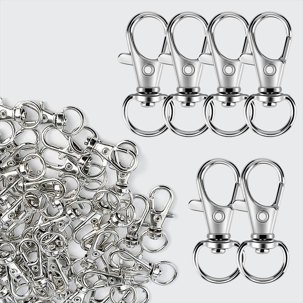 25-200Pcs Metal Swivel Snap Ho - огляд і ціна Jewelry Making Hoops