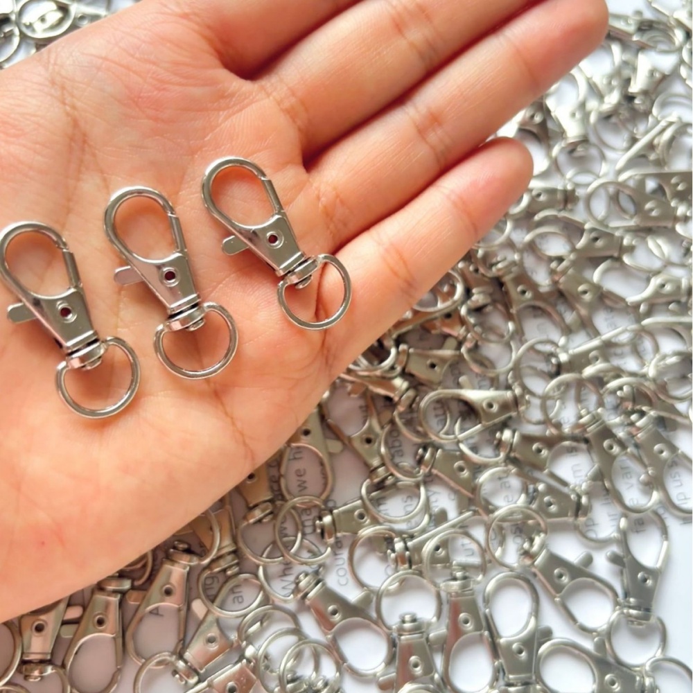 25-200Pcs Metal Swivel Snap Ho - огляд і ціна Jewelry Making Hoops