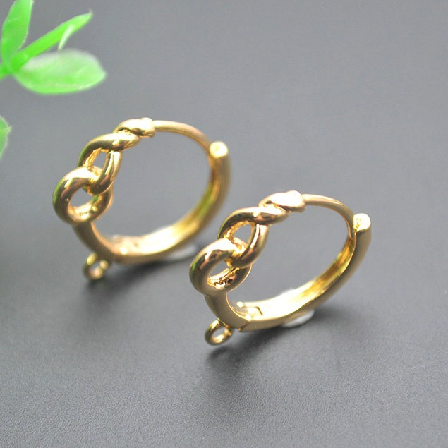30pc Twisted Round Circle 18K  - огляд і ціна Jewelry Making Hoops
