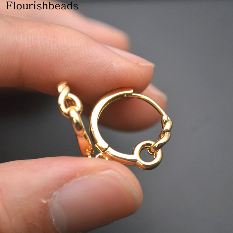 30pc Twisted Round Circle 18K  - огляд і ціна Jewelry Making Hoops