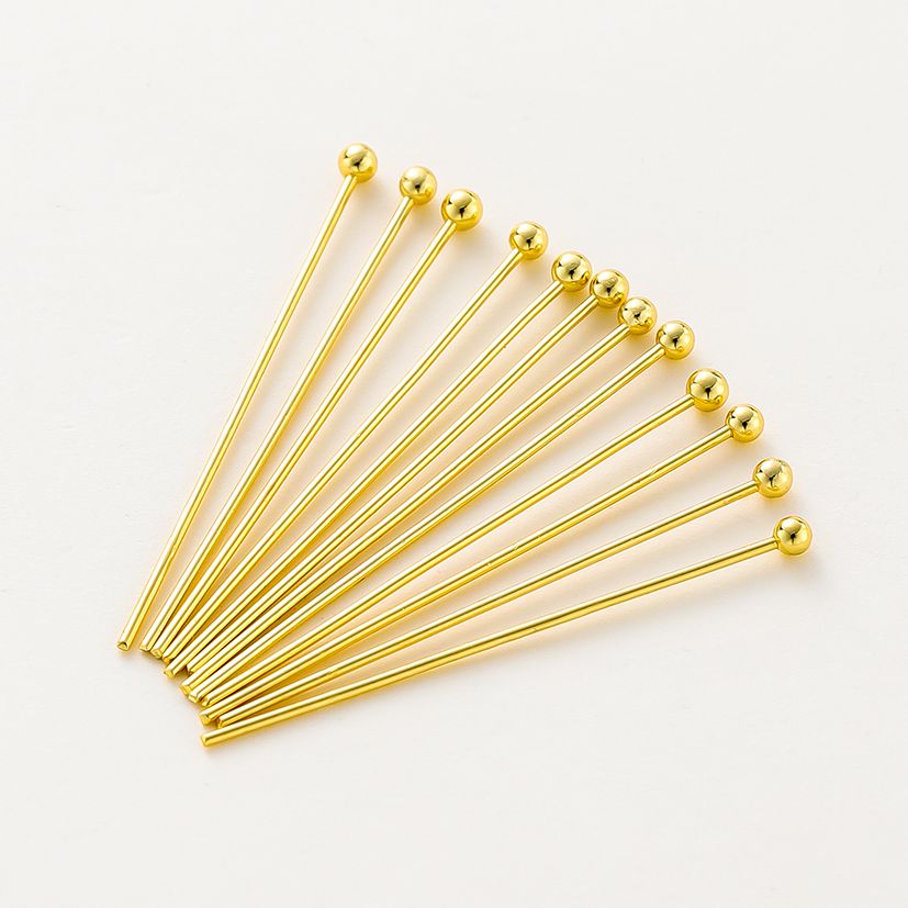 100pcs/lot 14K 18K Gold Plated - огляд і ціна Jewelry Making Eye Pins