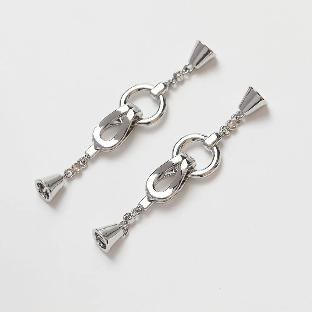 1PCS Cz Pave Necklace Connecto - огляд і ціна Jewelry Making Hand Tools