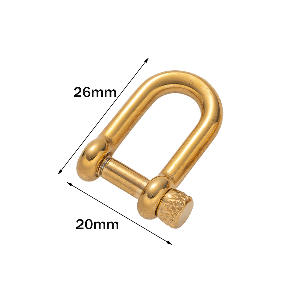1pcs 304 Stainless Steel D-Rin - огляд і ціна Jewelry Making Hoops