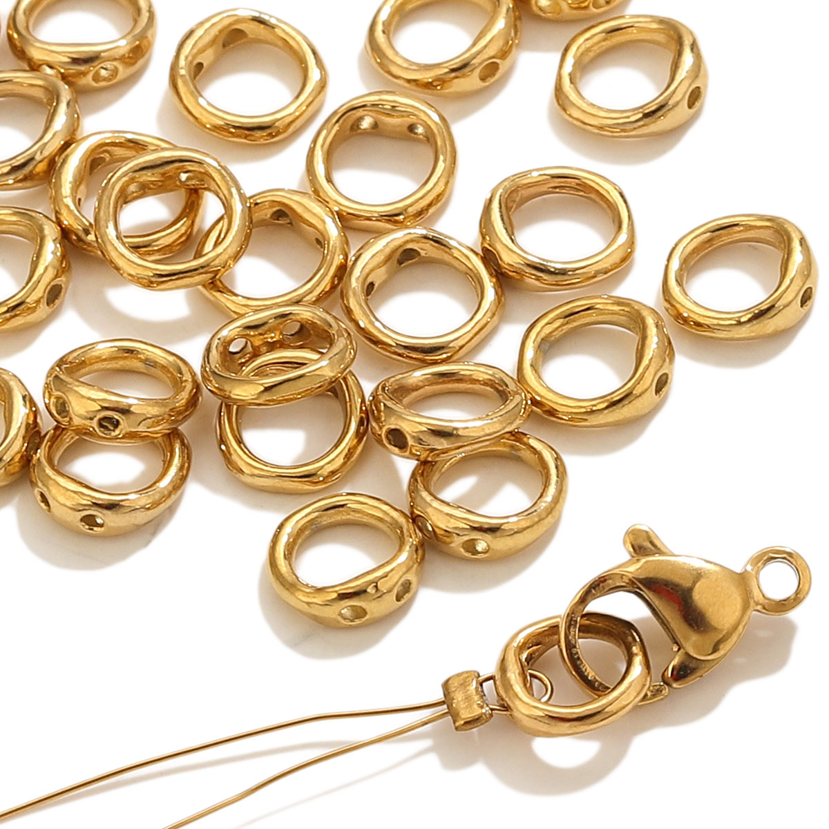 20pcs Stainless Steel Clasps E - огляд і ціна Jewelry Making Beads