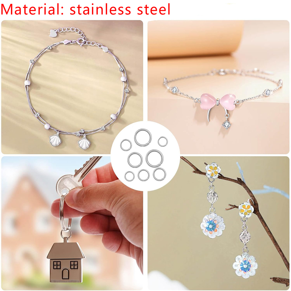 1200pcs Stainless Steel Jump R - огляд і ціна Jewelry Making Looper Tool