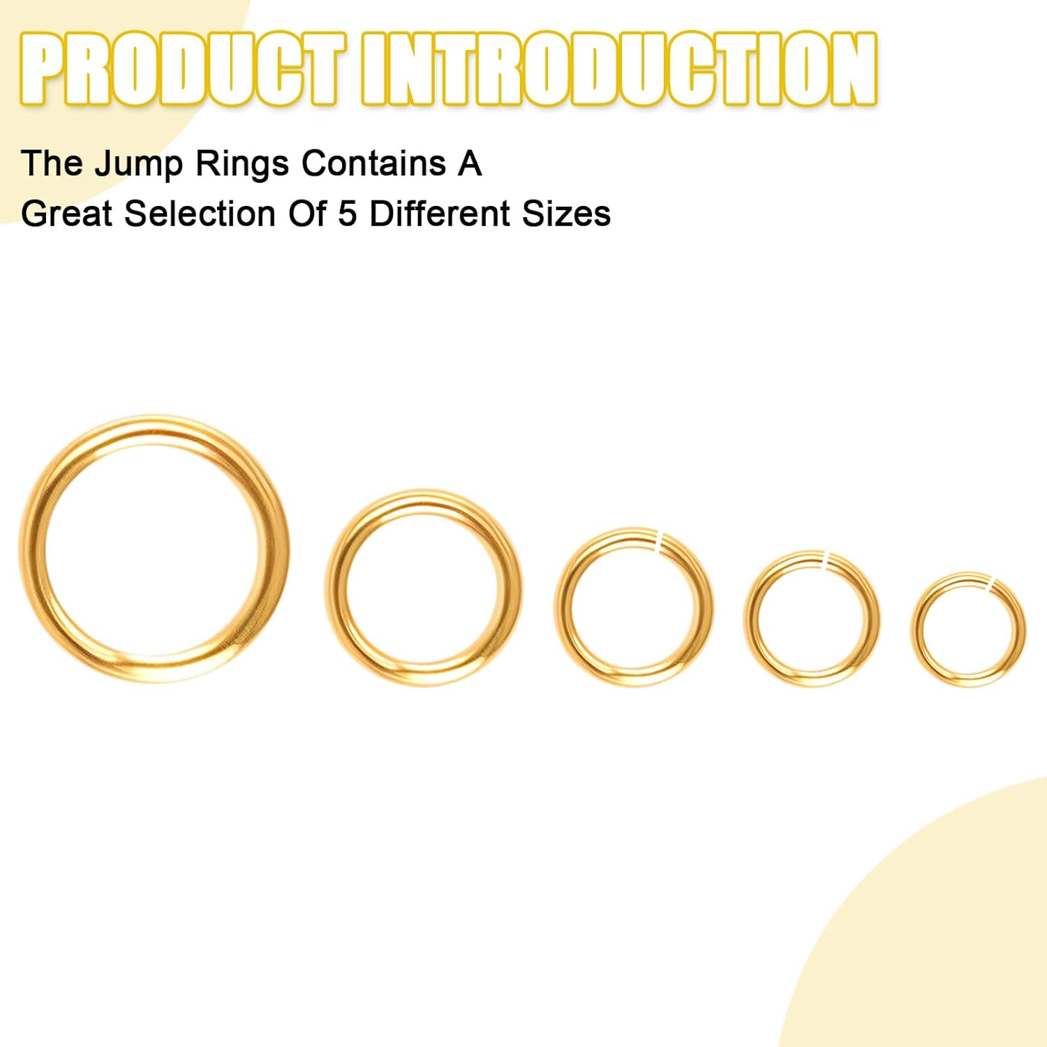 Phinus 1200P Gold Jump Rings K - огляд і ціна Jump Ring Assorted