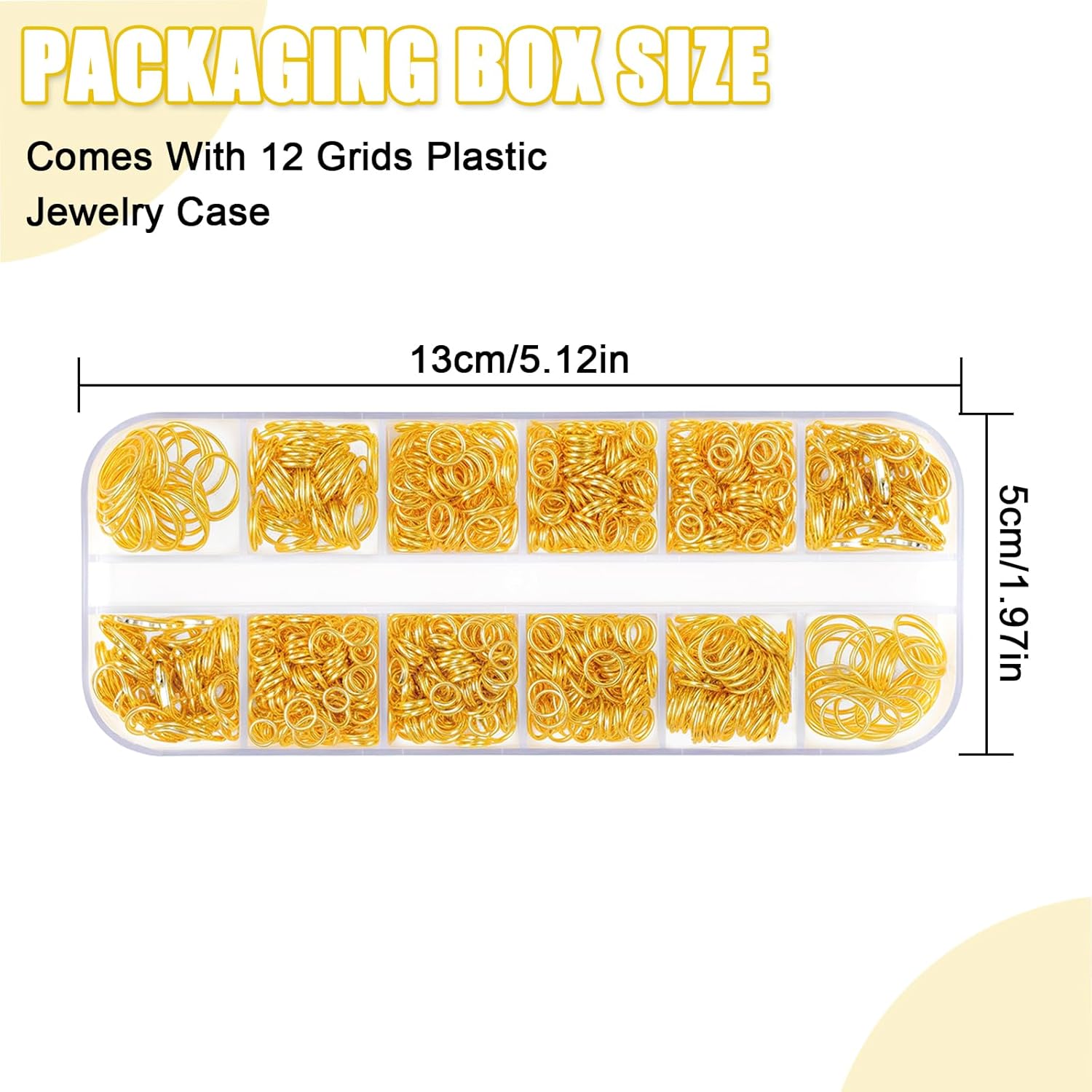 Phinus 1200P Gold Jump Rings K - огляд і ціна Jump Ring Assorted