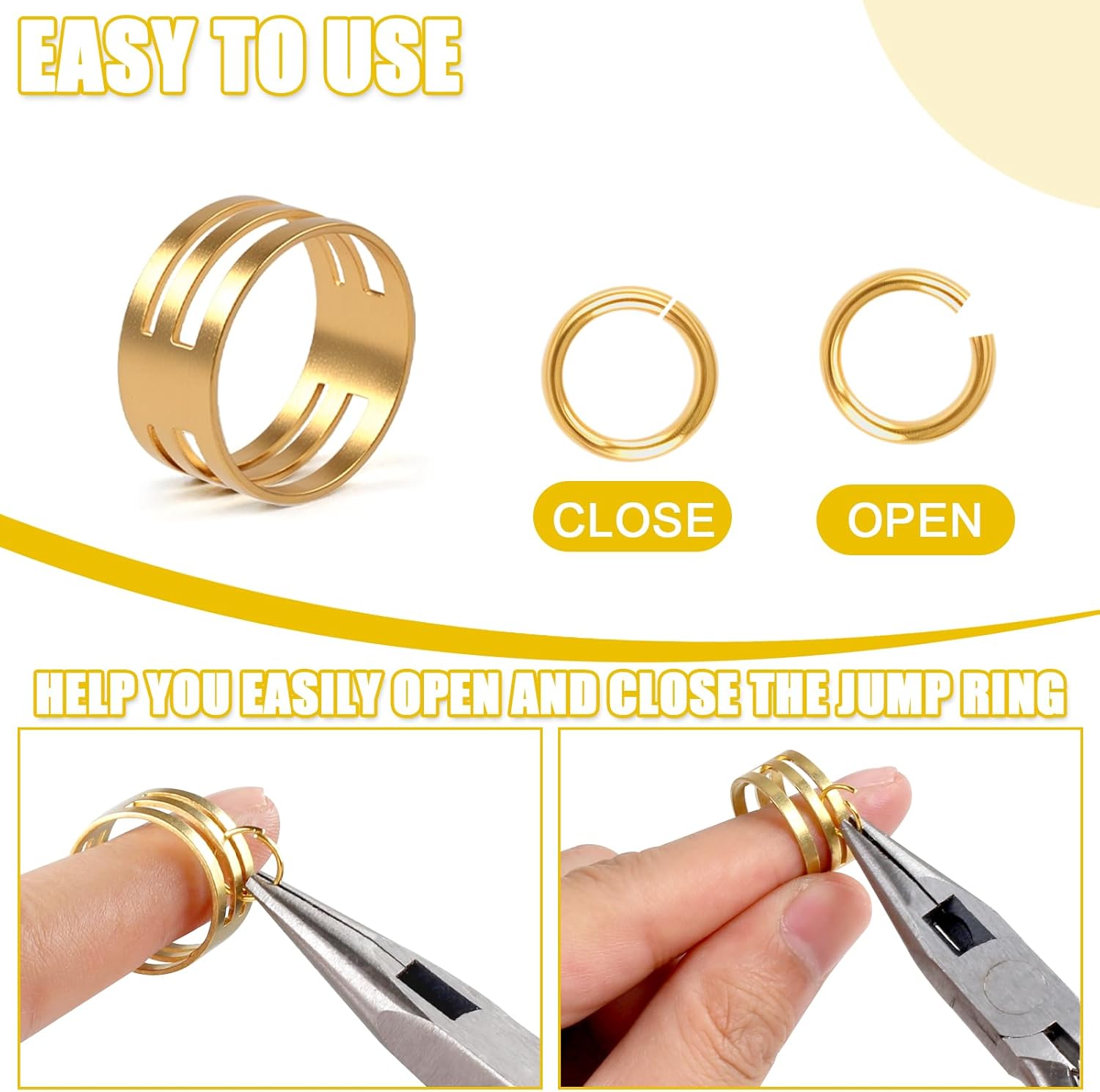 Phinus 1200P Gold Jump Rings K - огляд і ціна Jump Ring Assorted