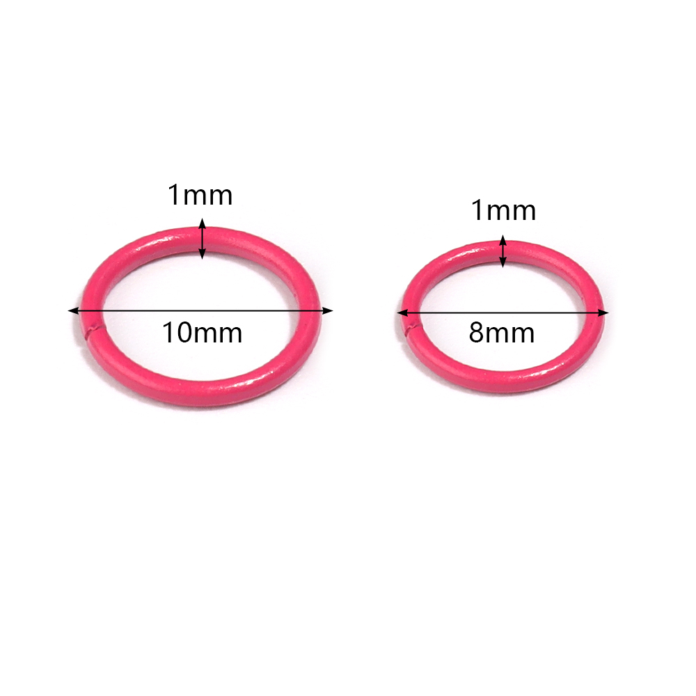 50pcs 8/10mm Iron Split Ring O - огляд і ціна Jewelry Making Looper Tool