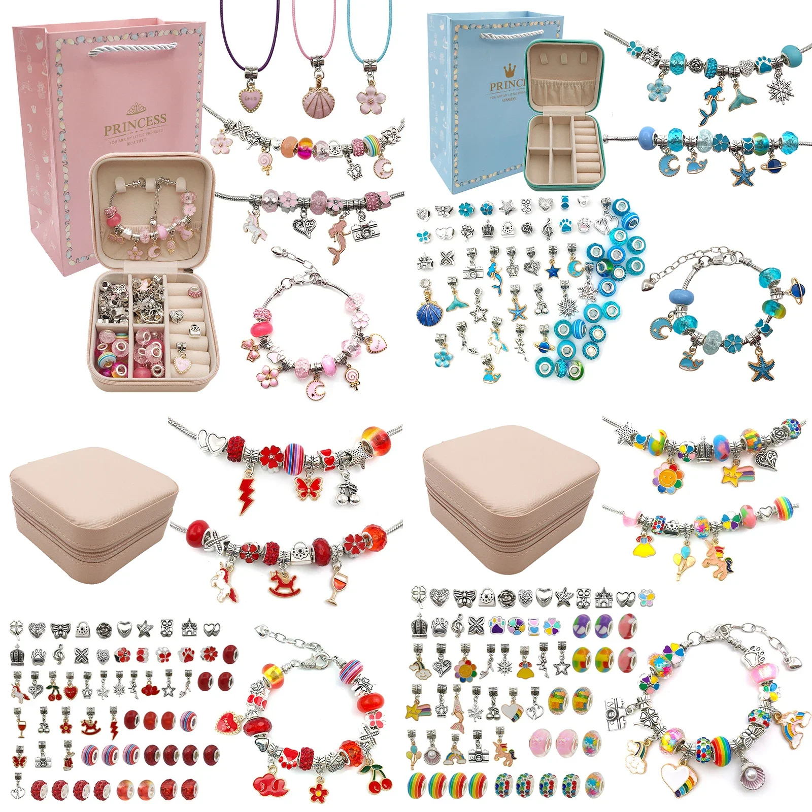 Charm Bracelet Making Kit for  - огляд і ціна Jewelry Making Kits For Girls