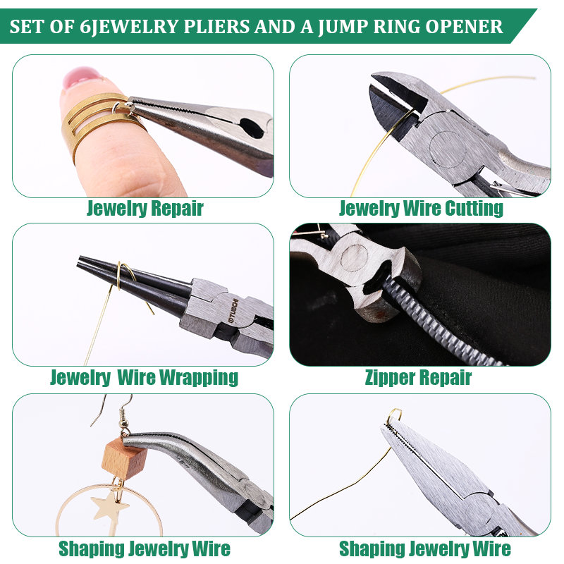 Jewelry Making Tool Set with N - огляд і ціна Jewelry Making Round Nose Pliers