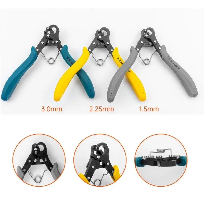 Wire Rolling Pliers 1.5/2.25/3 - огляд і ціна Jewelry Making Round Nose Pliers