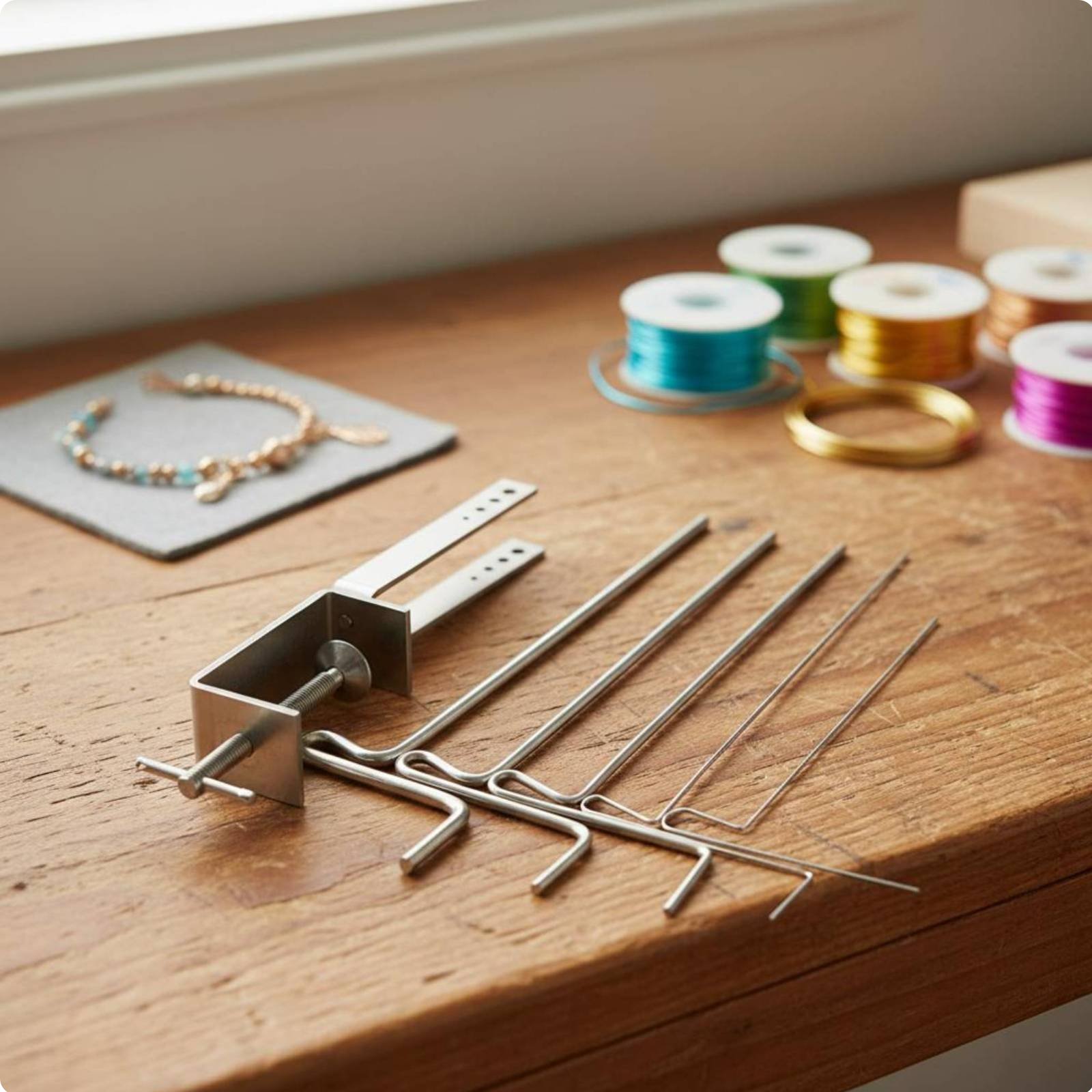Wire Wrapping Mandrel Set 5 In - огляд і ціна Wire Jewelry Making Jig