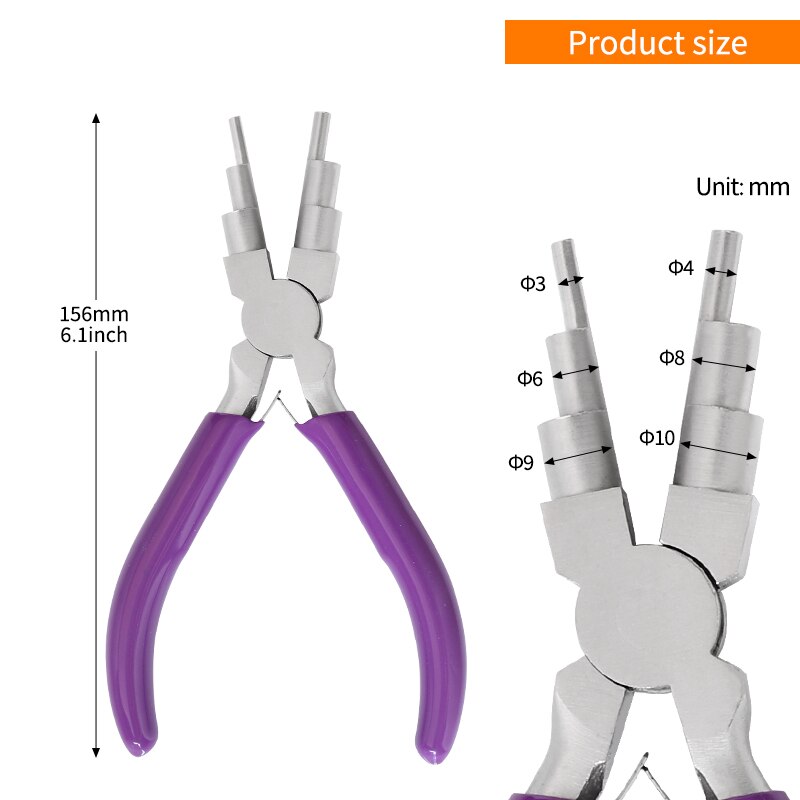 Jewelry Pliers 6-In-1 Bail Mak - огляд і ціна Jewelry Making Round Nose Pliers