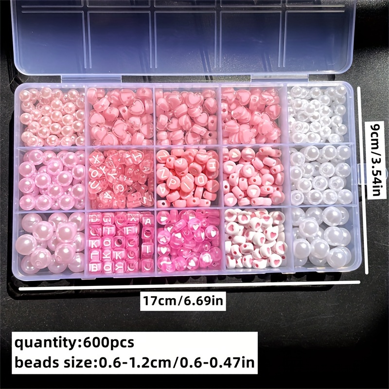 10-Piece Pink Alphabet Box, Ac - огляд і ціна Jewelry Making Beginners