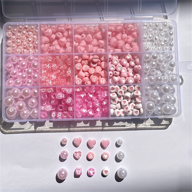 10-Piece Pink Alphabet Box, Ac - огляд і ціна Jewelry Making Beginners