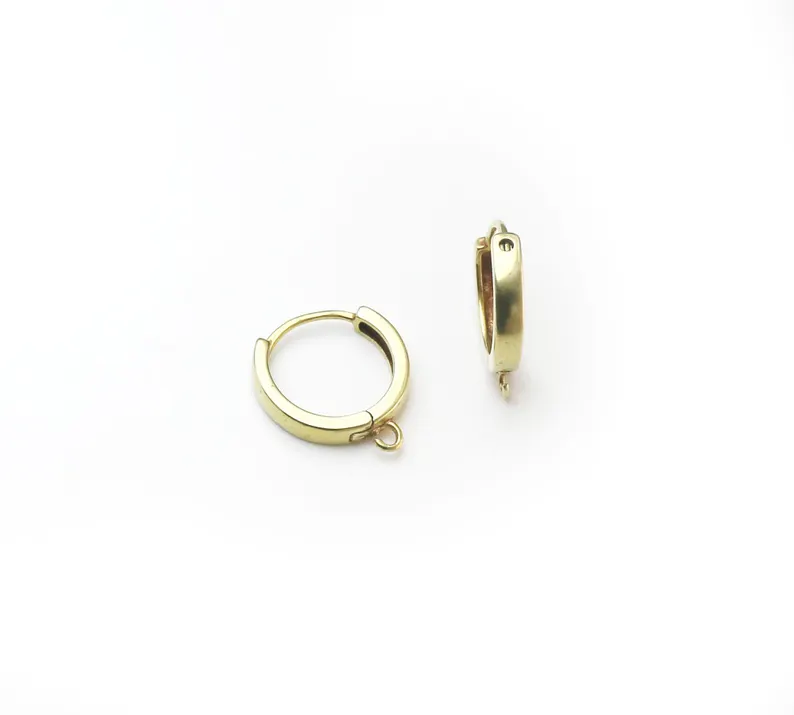 10pcs Brass Ear Hoops, Leverba - огляд і ціна Jewelry Making Hoops