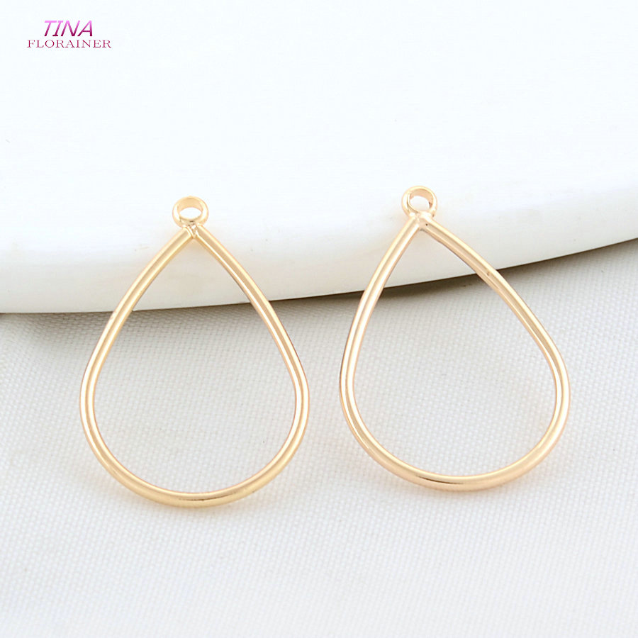 12*18MM 18K Gold Color Drop Sh - огляд і ціна Jewelry Making Hoops