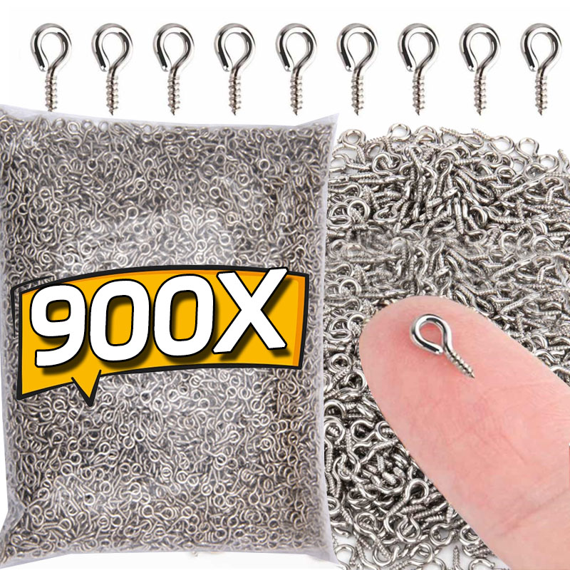 8/10mm Mini Screw Eye Pins Met - огляд і ціна Jewelry Making Jig