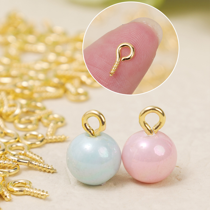 8/10mm Mini Screw Eye Pins Met - огляд і ціна Jewelry Making Jig