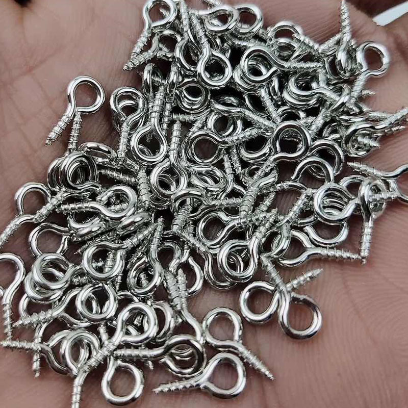 8/10mm Mini Screw Eye Pins Met - огляд і ціна Jewelry Making Jig