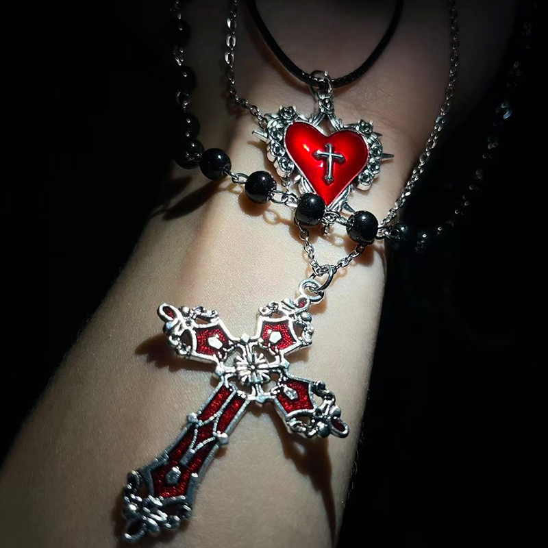 Y2K Punk Gothic Multi Layer Ne - огляд і ціна Jewelry Making Kits For Girls