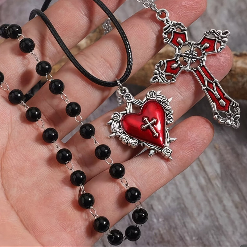 Y2K Punk Gothic Multi Layer Ne - огляд і ціна Jewelry Making Kits For Girls