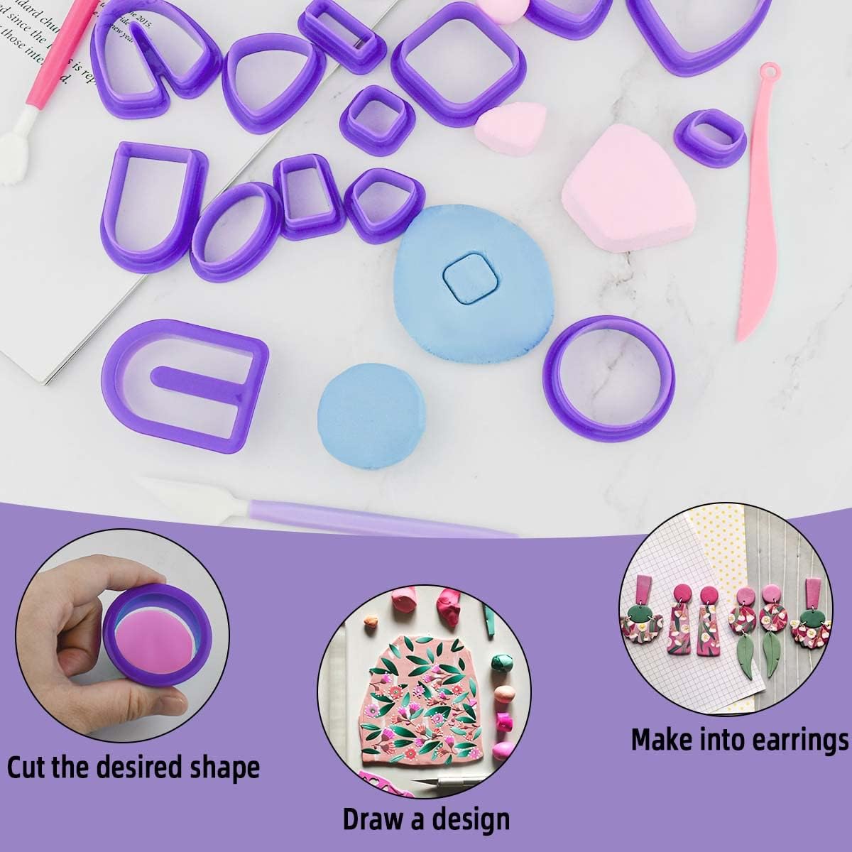 Polymer Clay Earring Making Ki - огляд і ціна Jewelry Making Kits For Girls