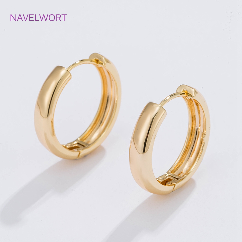 6 Sizes Gold Plated Circle Hoo - огляд і ціна Jewelry Making Hoops