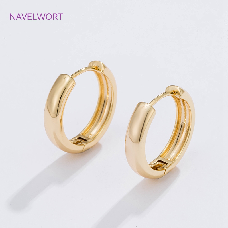 6 Sizes Gold Plated Circle Hoo - огляд і ціна Jewelry Making Hoops