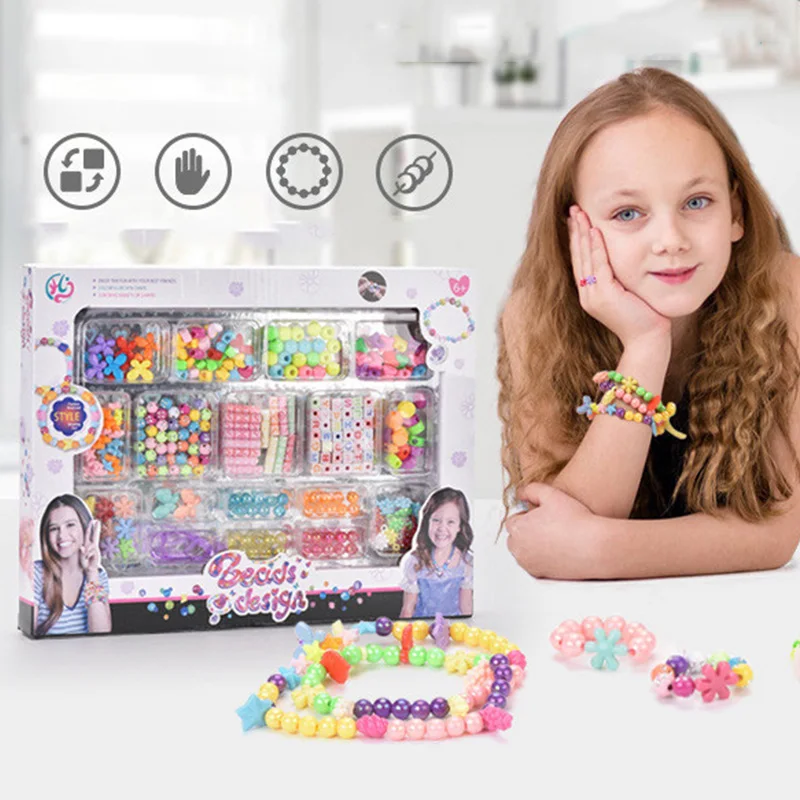 Girls DIY Bead Set Jewelry Mak - огляд і ціна Jewelry Making Kits For Girls