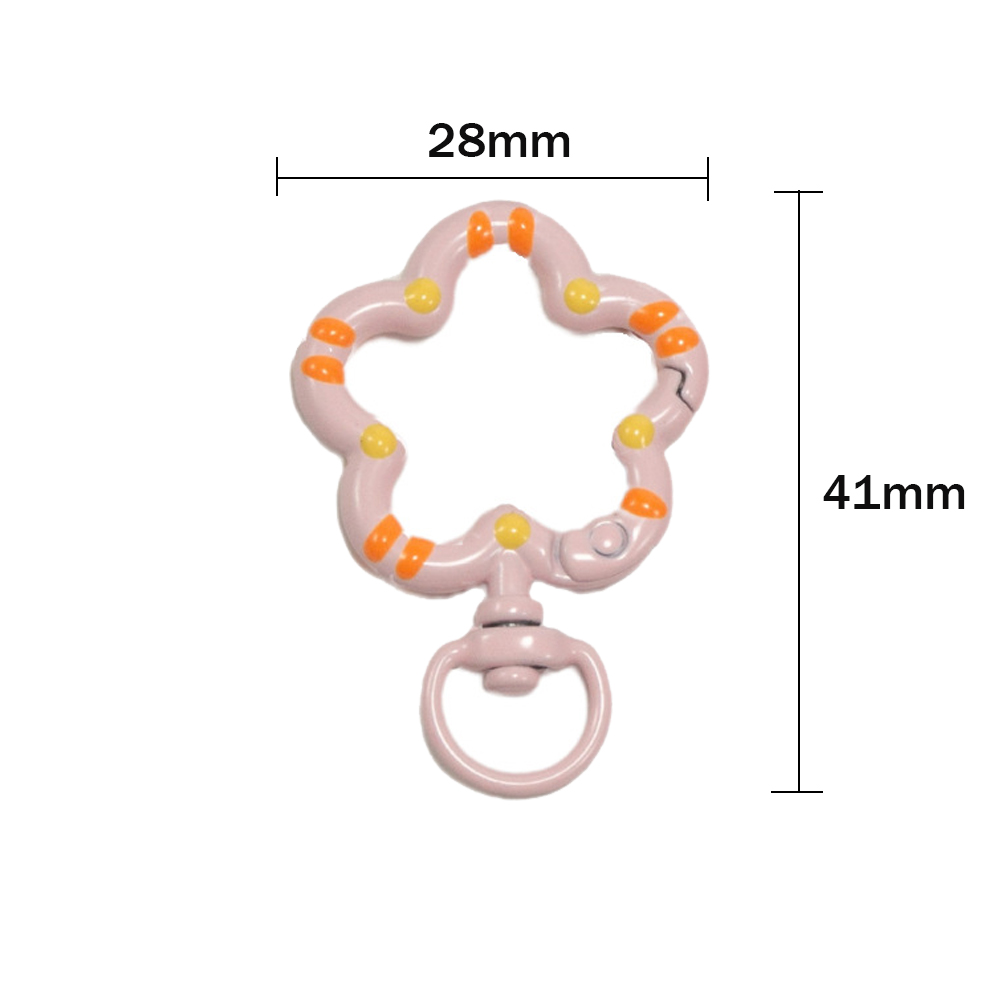5pcs Flower Metal Lobster Claw - огляд і ціна Jewelry Making Hoops