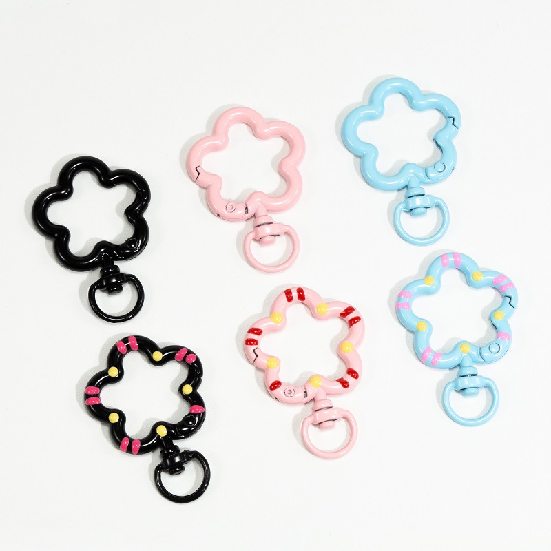 5pcs Flower Metal Lobster Claw - огляд і ціна Jewelry Making Hoops