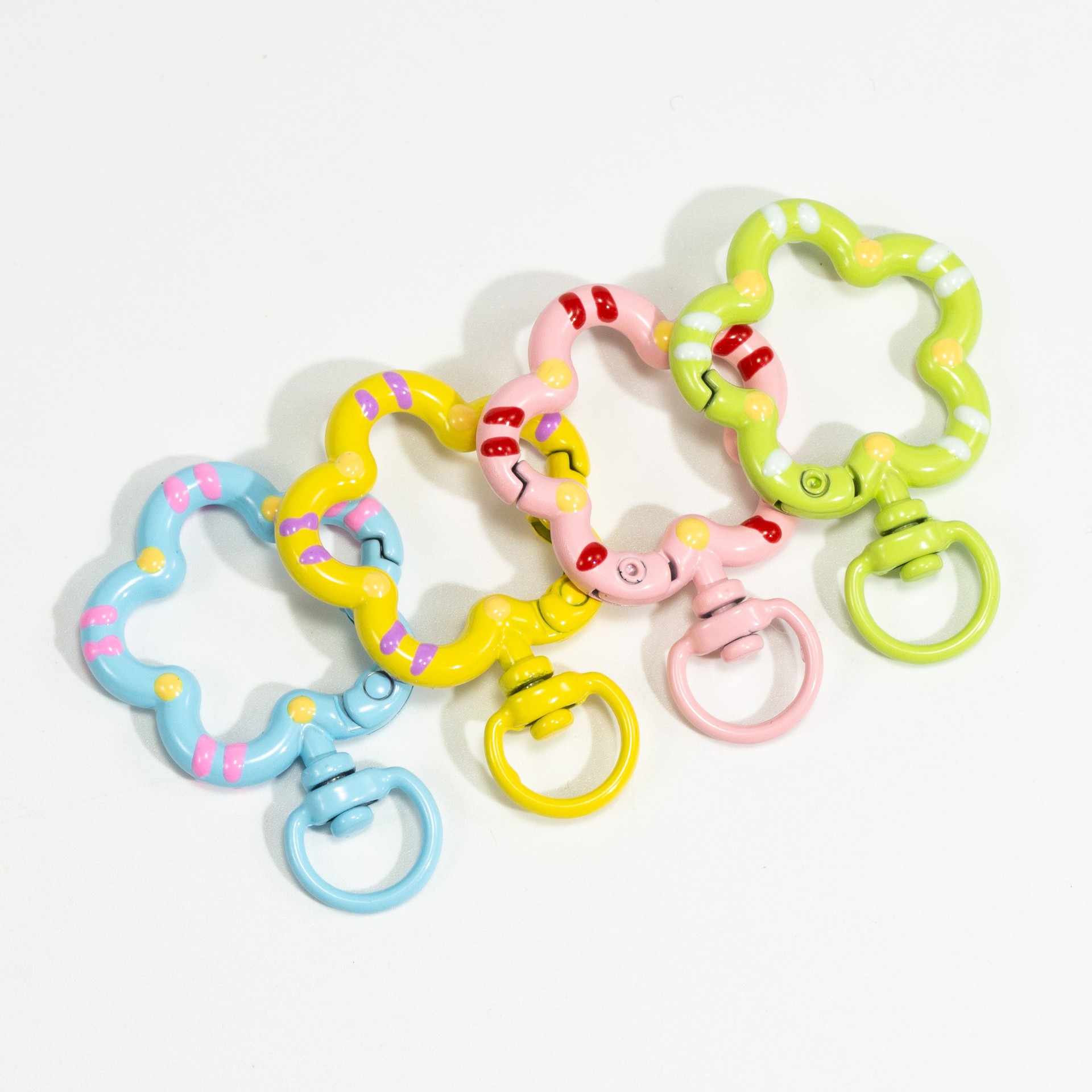 5pcs Flower Metal Lobster Claw - огляд і ціна Jewelry Making Hoops