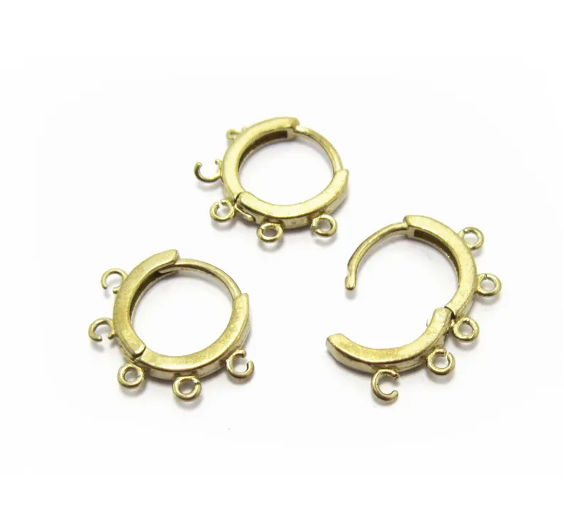 10pcs Brass Ear Hoops, Leverba - огляд і ціна Jewelry Making Hoops