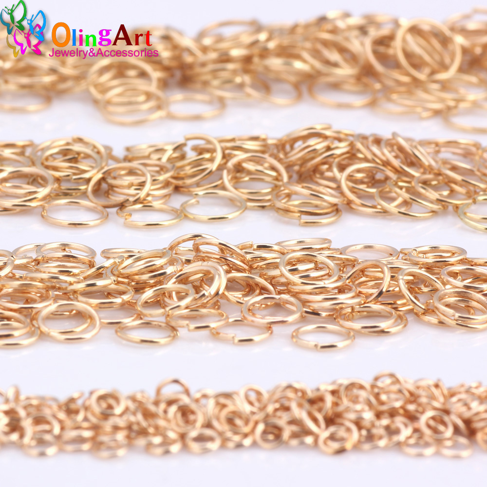 OlingArt KC Gold Plating Jump  - огляд і ціна Jump Ring Assorted