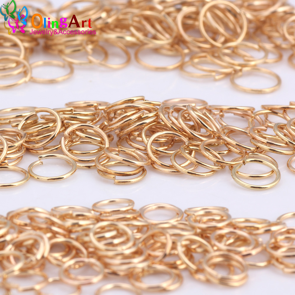 OlingArt KC Gold Plating Jump  - огляд і ціна Jump Ring Assorted