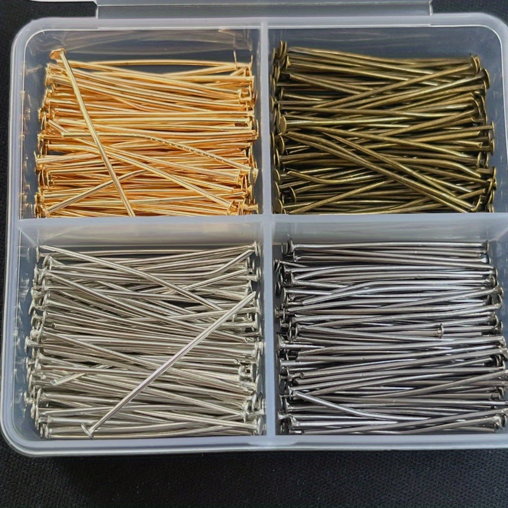 400pcs Mixed Iron Head Pins 30 - огляд і ціна Jewelry Making Jig