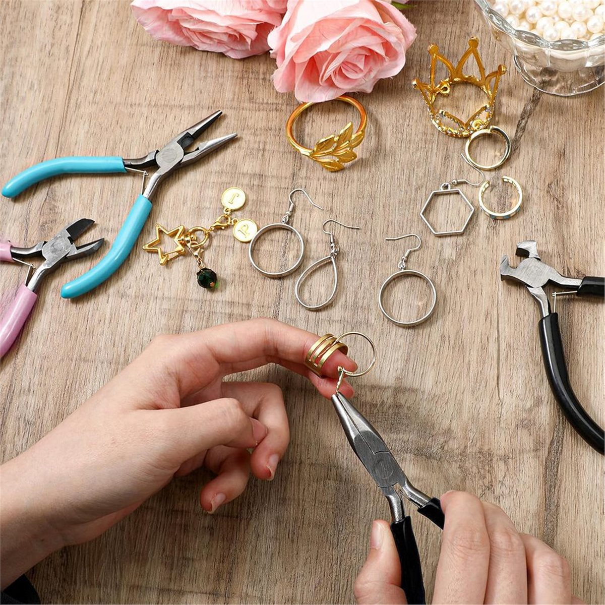 5 Pcs Jewelry Pliers Set, Jewe - огляд і ціна Jewelry Making Round Nose Pliers