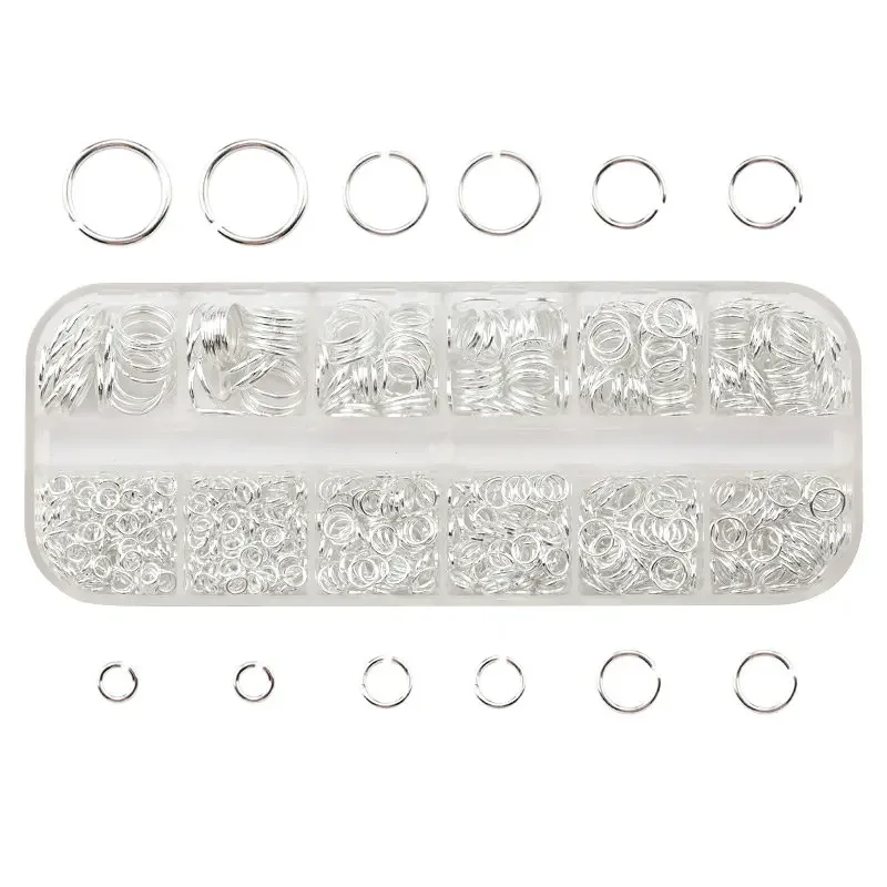 1050Pcs 0.7mm Plated Color Ope - огляд і ціна Jump Ring Assorted