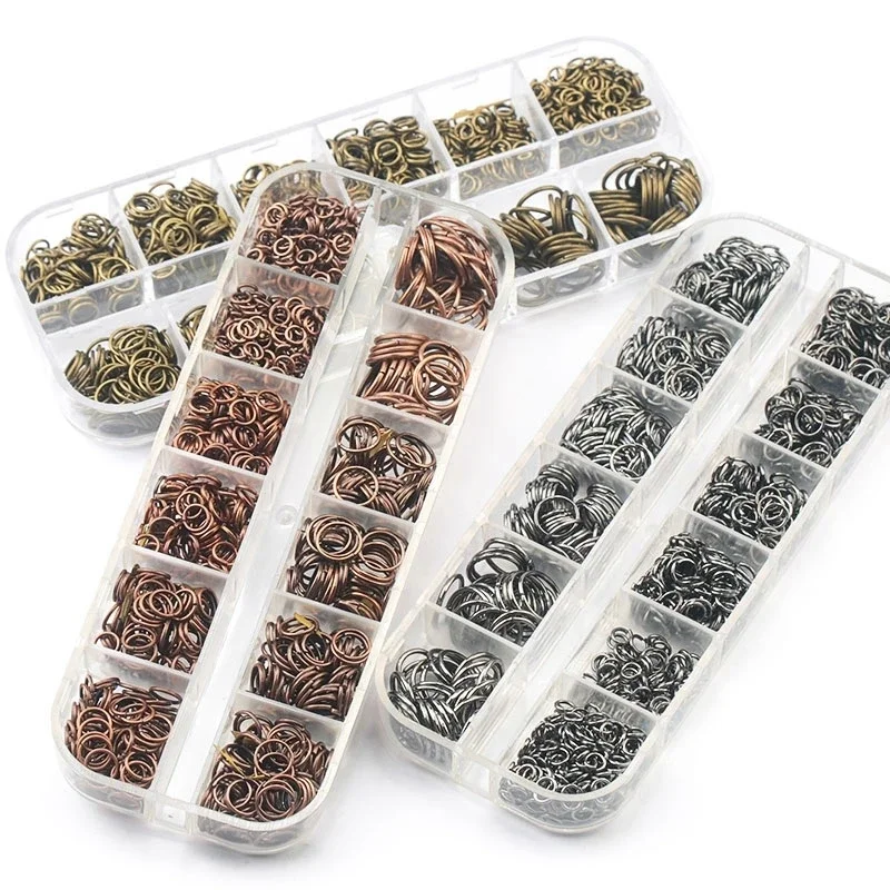 1050Pcs 0.7mm Plated Color Ope - огляд і ціна Jump Ring Assorted