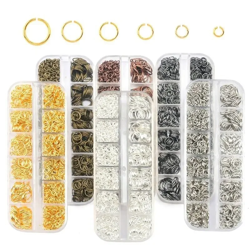 1050Pcs 0.7mm Plated Color Ope - огляд і ціна Jump Ring Assorted